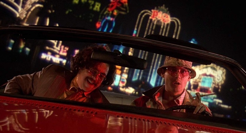 Still image from Fear and Loathing in Las Vegas.